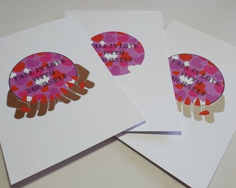 GK Nails | Postcards | Fall in love with Yourself | Self Love | Valentines | Galentines | Stationary
