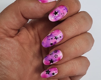GK Nails Star Waterslide Nail Decals