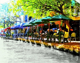 San Antonio Texas River Walk Limited Edition Wall Art Giclee Print