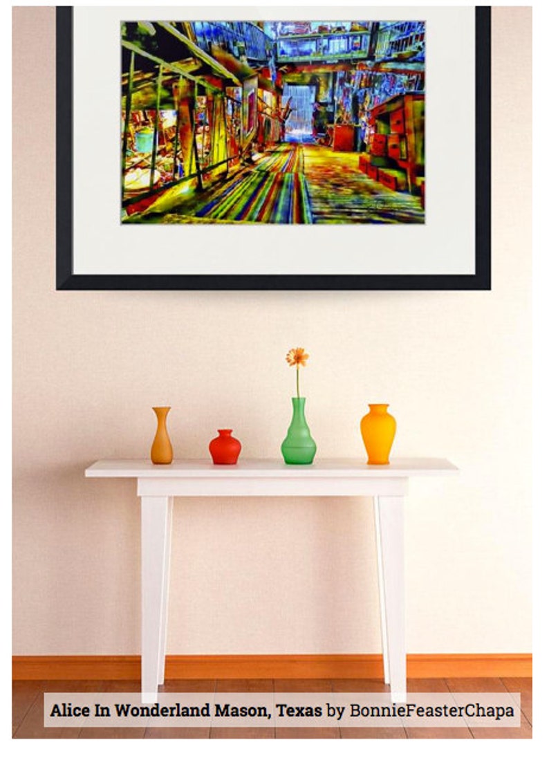 Alice In Wonderland, Mason, Texas Hill Country Wall Art Giclee Print image 3