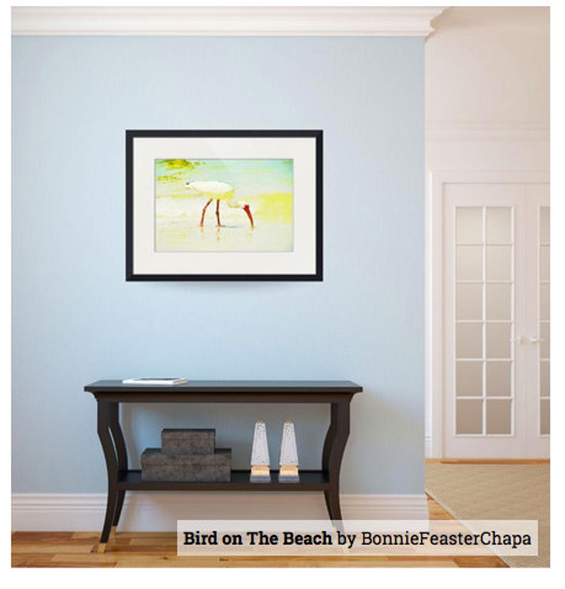 Giclee Print Bird On The Beach Florida Texas Coastal Limited Edition Wall Art image 5