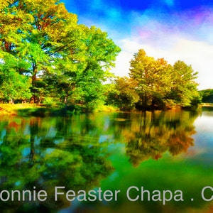 Frio River Cabins Texas Hill Country River Terrace Limited Edition Texas Art gicleeprint