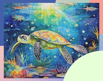 Colorful Turtle Puzzle