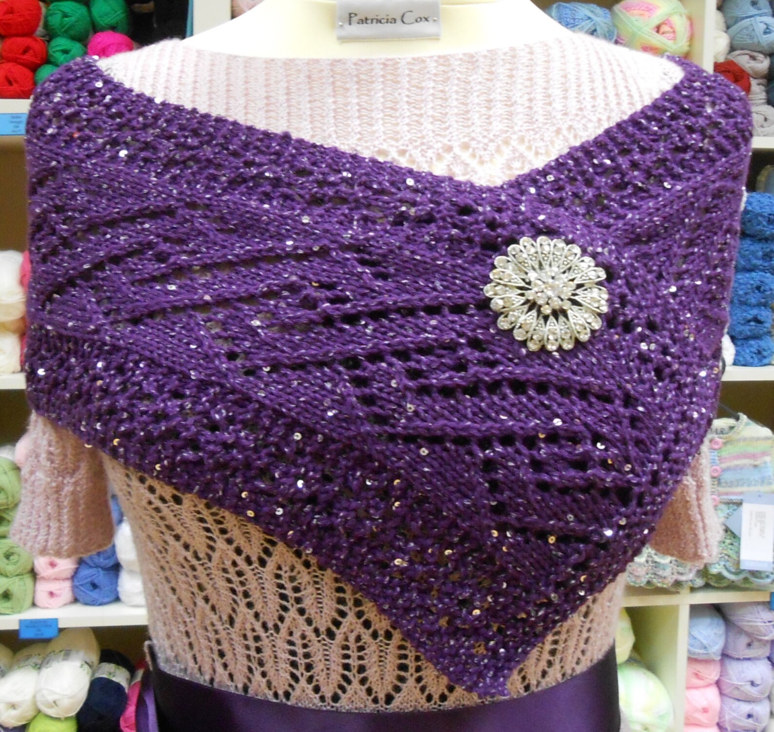 Lace Knit Wrap / Scarf Knitting Pattern PDF Etsy