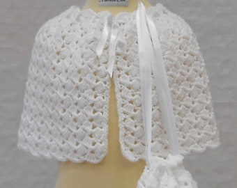 Crochet Pattern PDF Girl's Cape and Purse
