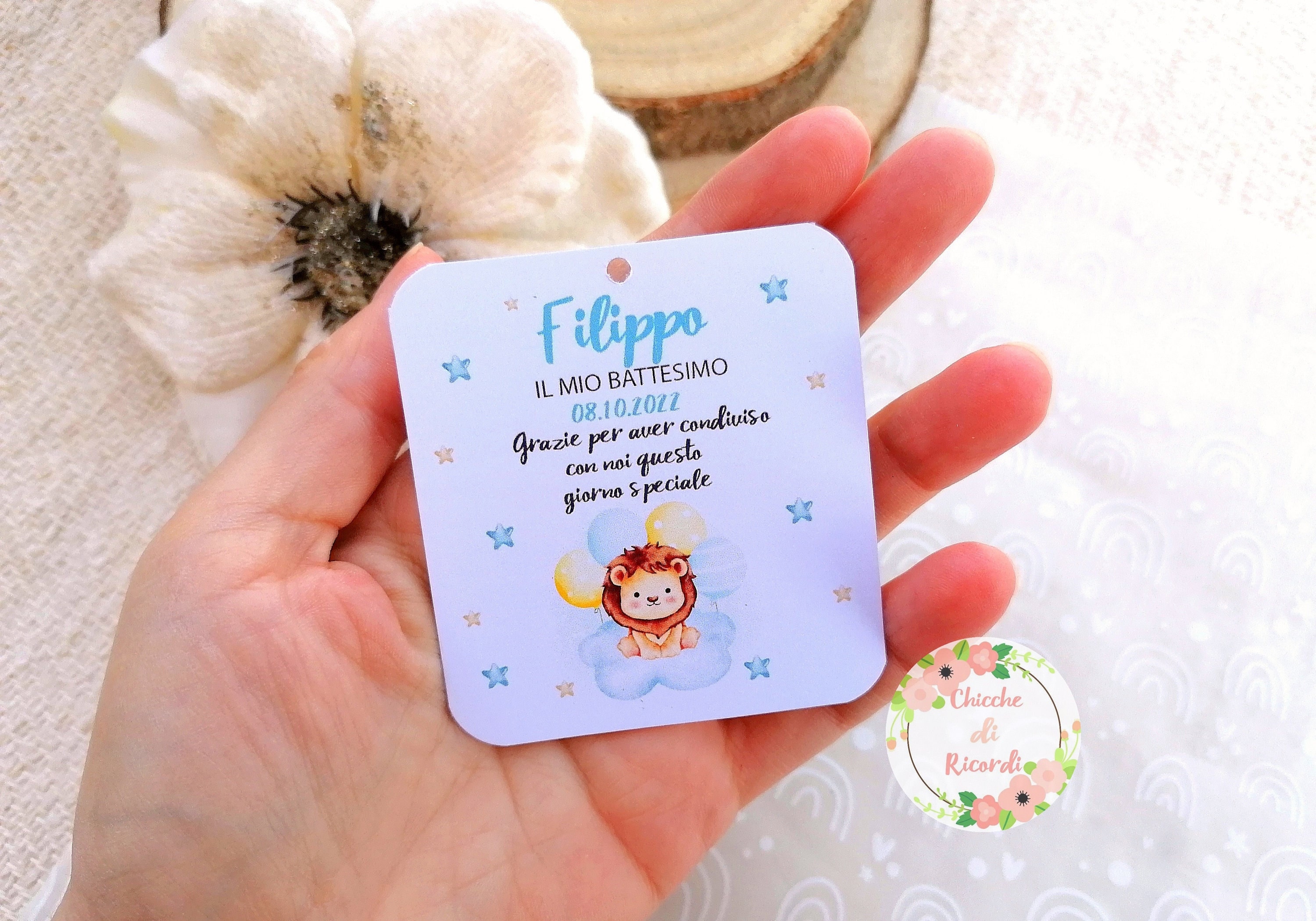 Biglietto Di Ringraziamento Battesimo