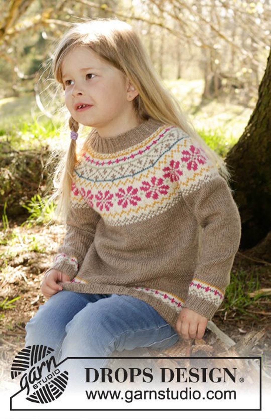 Drops Fair Isle Knitting Patterns (Nordic sweater lopapeysa
