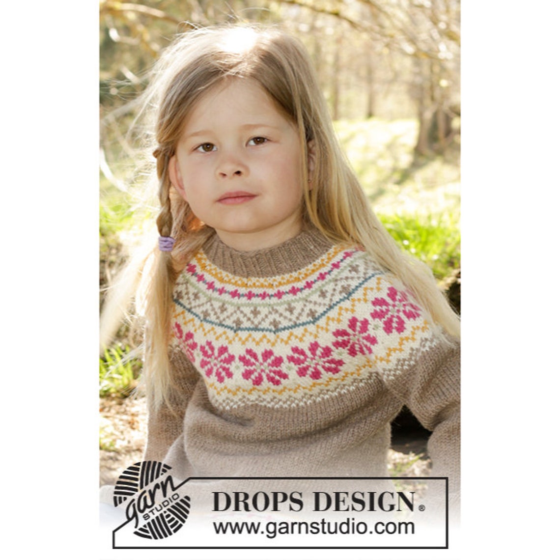 Girls Nordic Sweater and Hat Girls Fair Isle Nordic Sweater Etsy