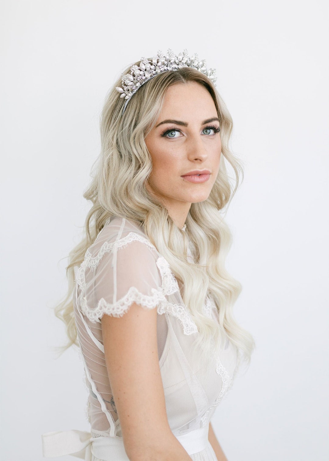 Bridal Tiara and Wedding Crown for Bride. Wedding Headpiece Etsy