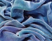 Swirling Sea - Luxurious Velvet Fabric yardage