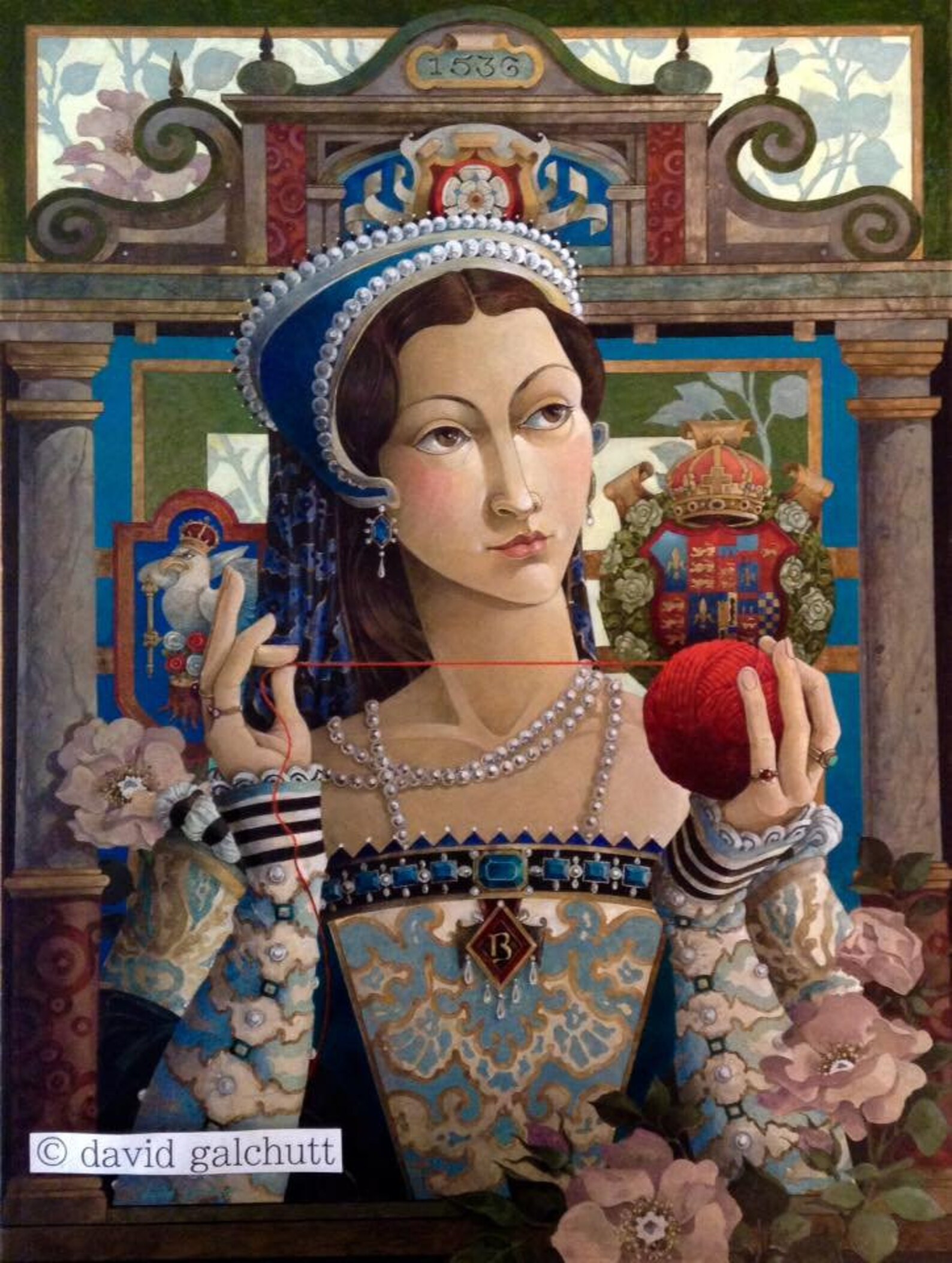 galchutt-anne-boleyn-and-the-thin-red-line-rug-hooking-pattern-appr