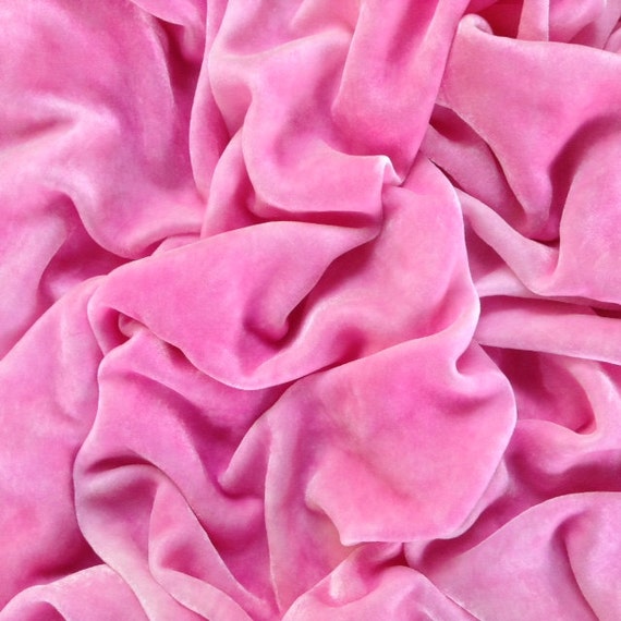 Pink Velvet Fabric Soft Candy Velvet Fabric By The Yard Upholstery