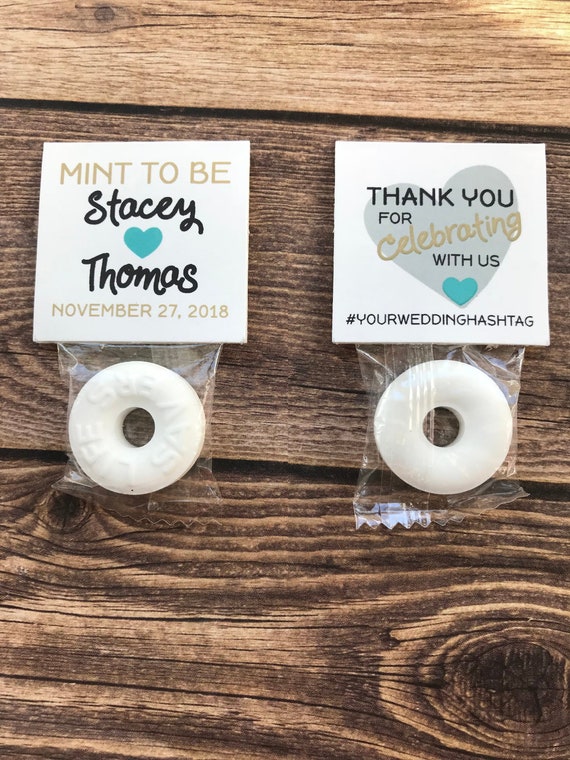 personalized wedding mints Mint to be favors mint favors wedding candy