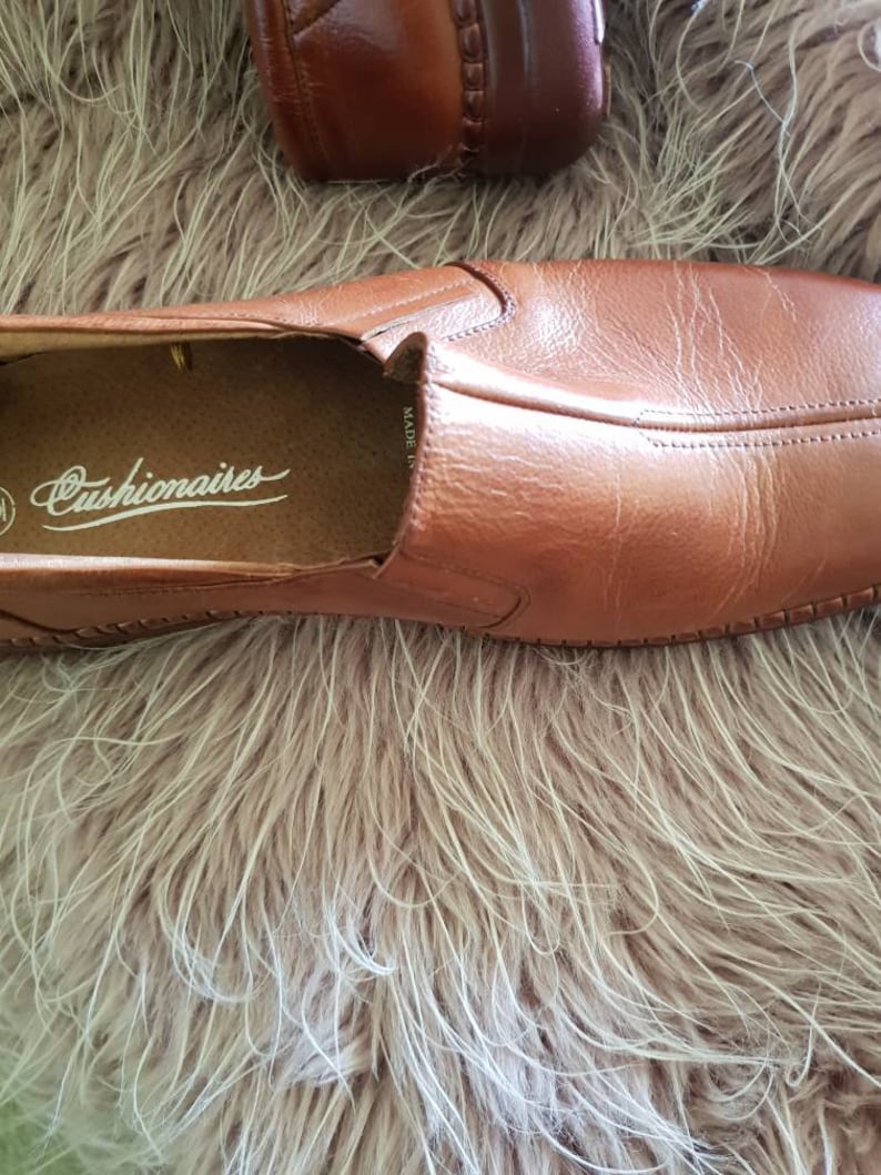 Leather shoes boho leather shoes retro leather shoes brown leather shoes,Woodstock brown leather shoes,leather flats sz9 leather shoes.