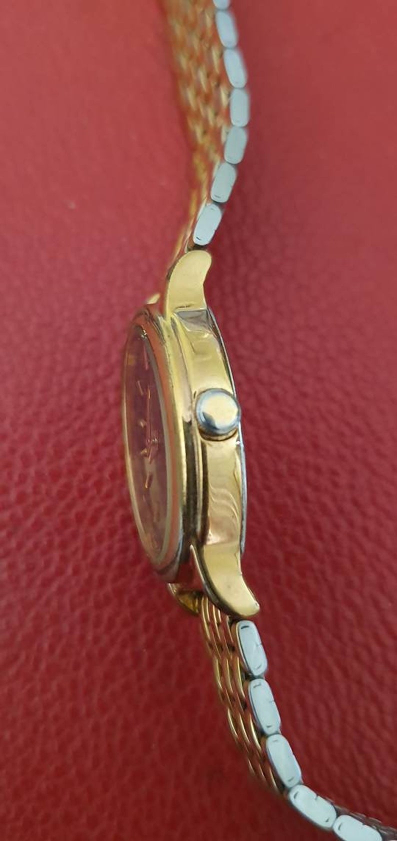 Lorus gold wrist watch vintage watch retro ladies watch Etsy