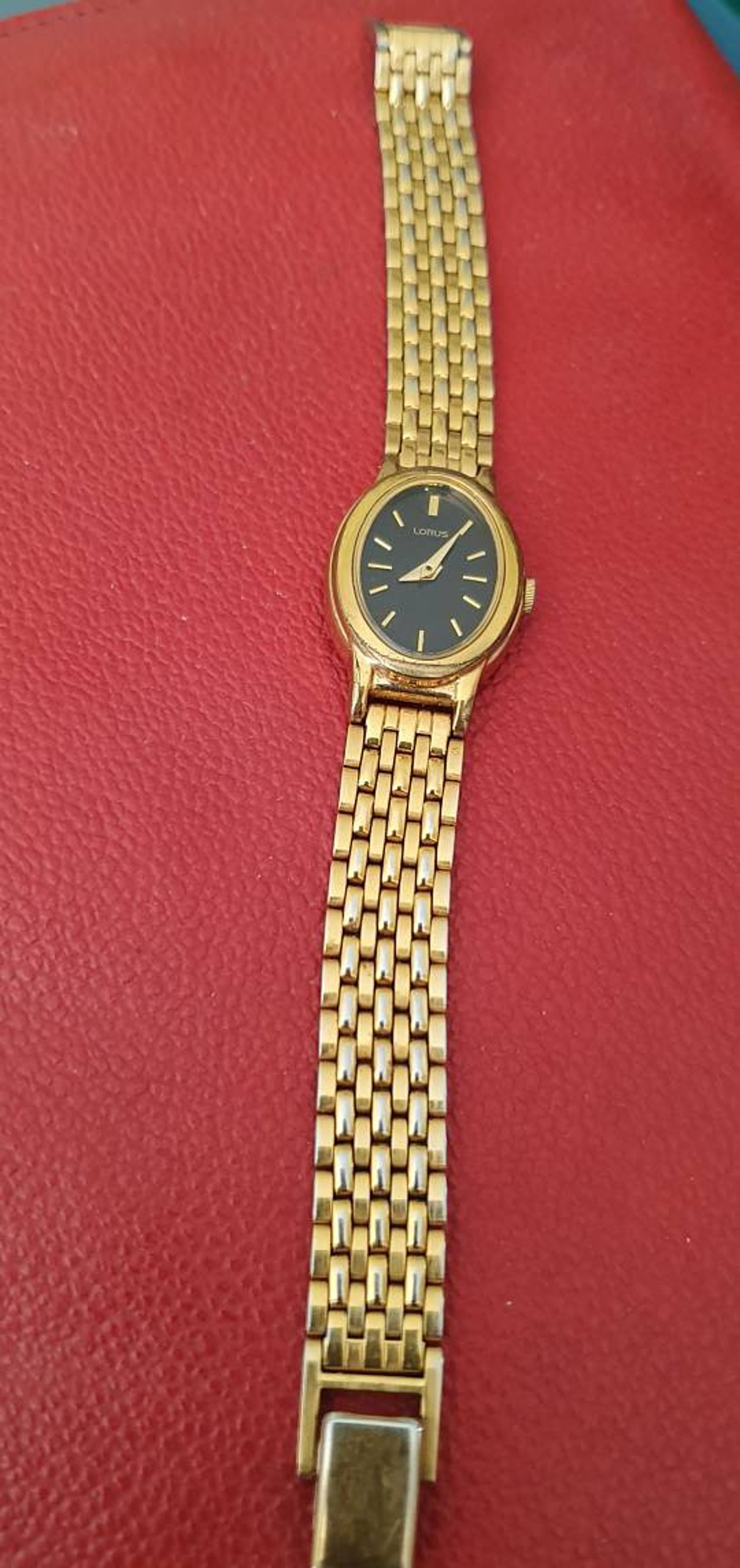 Lorus gold wrist watch vintage watch retro ladies watch Etsy