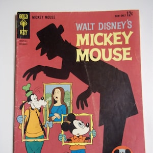 Gold Key Comics Walt Disney&#39;s Mickey Mouse #90 November 1963 Vintage Comic Book VG+