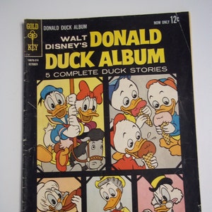 Gold Key Comics Walt Disney&#39;s Donald Duck Album #2 October 1963 Vintage Comic Book VG