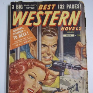 Best Western Novels Vol. 5 No. 5 November 1948 Pulp Magazine