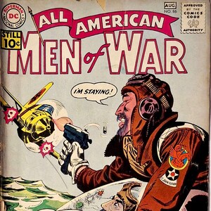 DC Comics All American Men of War # 86 August 1961 Vintage Comic Book