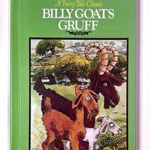 Fairy Tale Classics Billy Goats Gruff Grolier Publishers 1982 Vintage Kids Hardcover