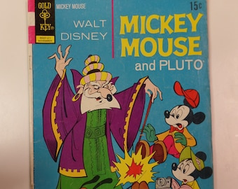 Gold Key Comics Walt Disney Mickey Mouse # 139 November 1972 Vintage Comic Book