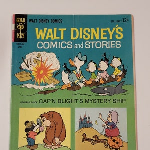 Gold Key Walt Disney&#39;s Comics and Stories Vol 24 # 7 April 1964 Vintage Comic Book