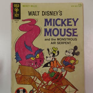 Gold Key Comics Walt Disney&#39;s Mickey Mouse # 88 July 1963 Vintage Comic Book