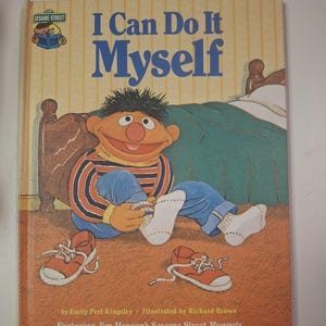 Sesame Street Book Club I Can Do It Myself Publishing Co. 1980 Vintage Kids Hardcover