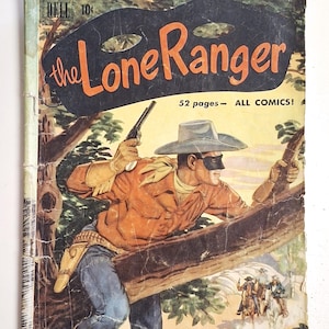 Dell Comics The Lone Ranger # 33 March 1951  Vintage Western Comic Book