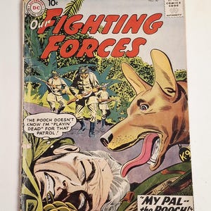 DC Comics Our Fighting Forces # 50 October 1959 Vintage War Comic Book