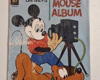 Gold Key Comics Walt Disney&#39;s Mickey Mouse Album # 1 1959 Vintage Comic Book