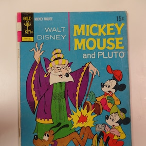 Gold Key Comics Walt Disney Mickey Mouse # 139 November 1972 Vintage Comic Book