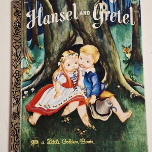 Vintage Little Golden Book Hansel and Gretel 1978