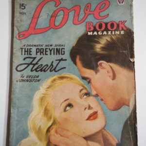 Love Book Magazine Vol 36 # 2 November 1948 Vintage Romance Pulp