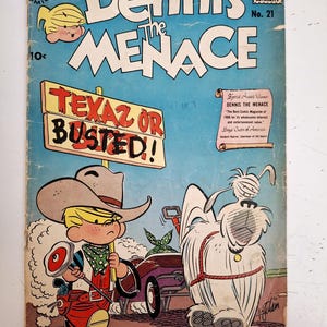 Pines Comics Dennis the Menace # 21 Vintage Comic Book 1957