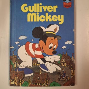 Walt Disney&#39;s Gulliver Mickey Wonderful World of Reading Vintage Kids Hardcover Book