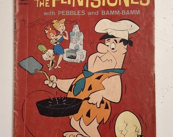 Gold Key Comics Hannah Barbara&#39;s The Flintstones With Pebbles and Bam Bam # 23 1964 Vintage Comic Book