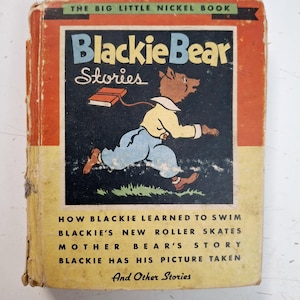 Blackie Bear Stories The Big Little Nickel Book Whitman Publishing 1935 Big Little Book