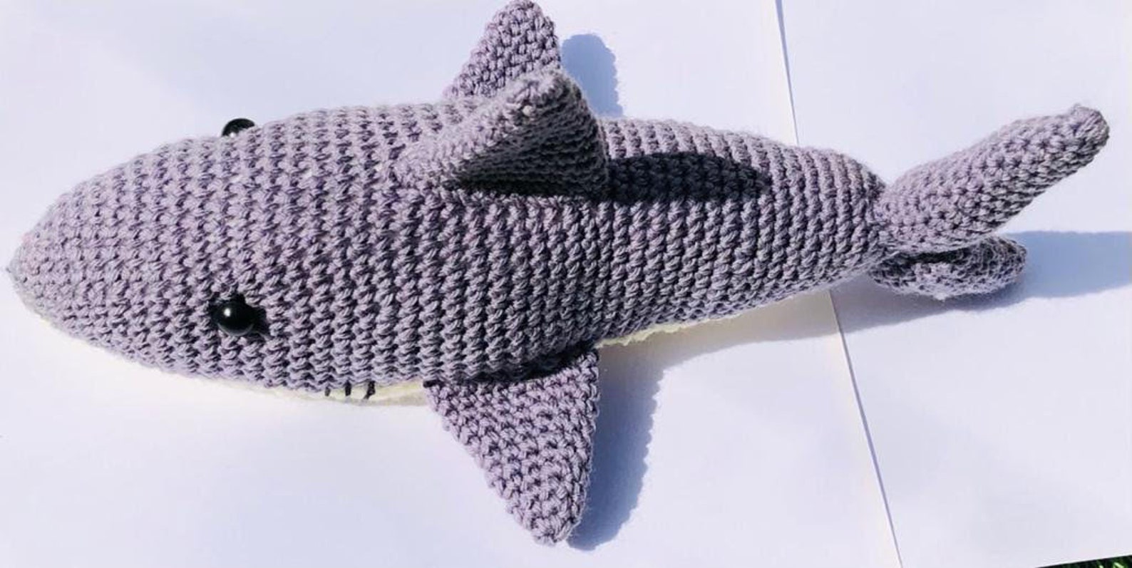 Shark Amigurumi Pattern Crochet Shark Funny Gifts Cute Gift - Etsy UK