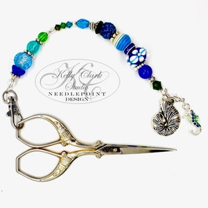 Nautilus Sea Shell Scissor Fob, Scissor Find, Lanyard fob, Keyfob, Fob borsa