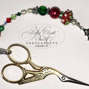 Swarovski Christmas Tree Scissor Fob