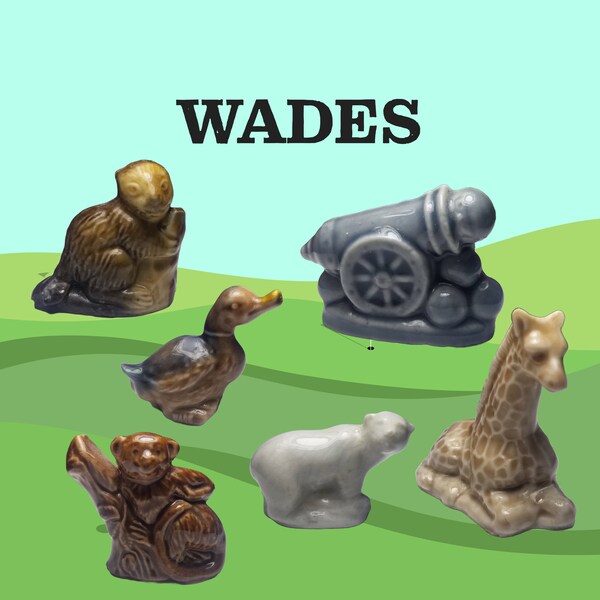 Wade Whimsies- Red Rose Tea Collectable Figurines- Your Choice