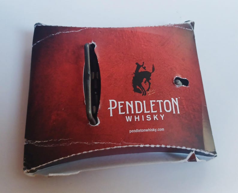 Red Suspender Rodeo Montana Silversmiths Limited Edition Pendleton Whiskey Let'er Buck ...