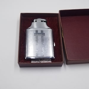 Vintage Ronson Mastercase "World's Greatest Lighter Stainless Steel Cigarette Case/Lighter With Original Box