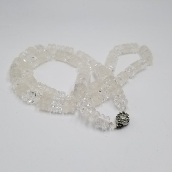 Faceted Clear Resin Bauble Bracelet In Clear