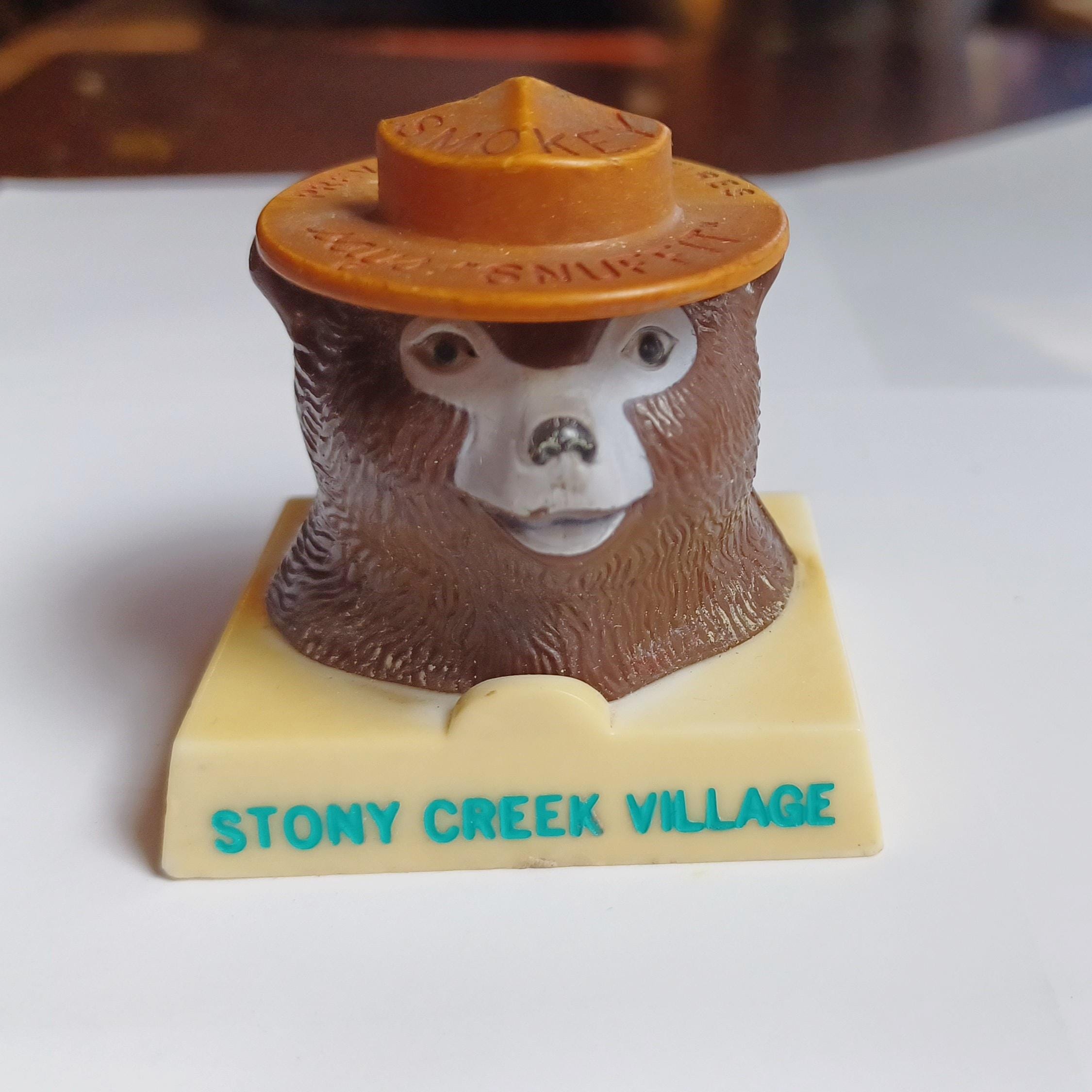 Vintage Smokey the Bear Magnetic Dashboard Cigarette 