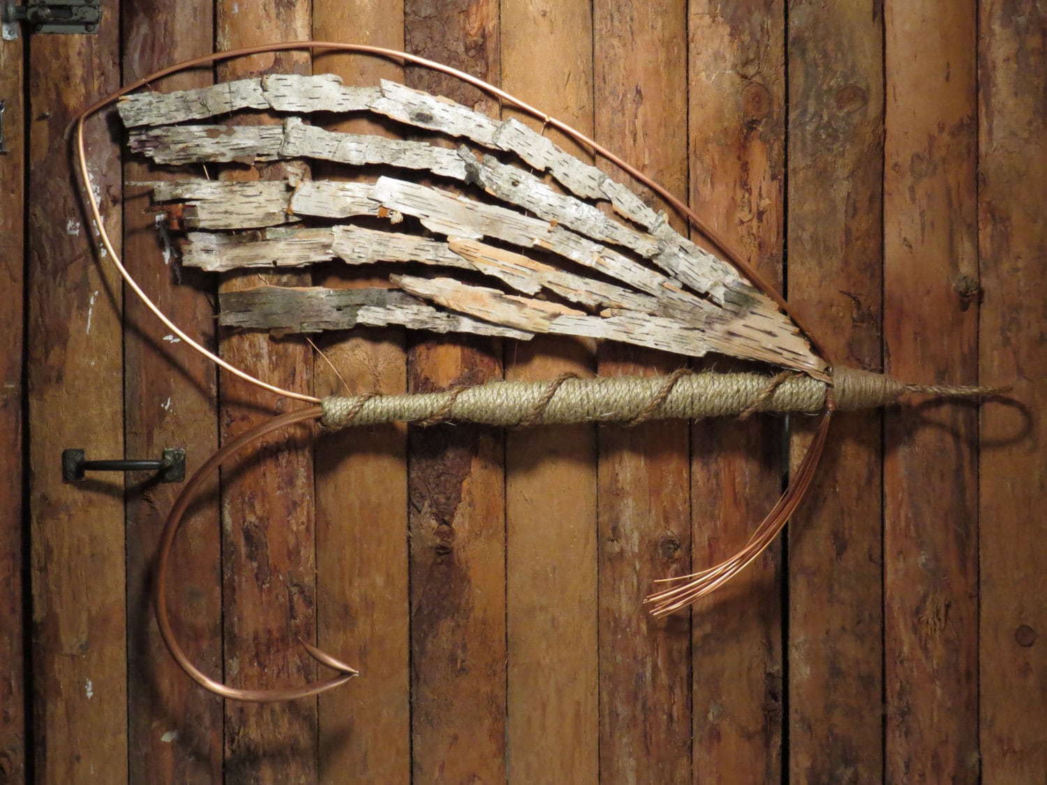 Fly Fishing Fly Metal Decor, Fly Tying Room Decor, Fly Fishing