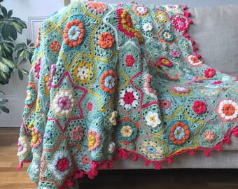Wren Hexagon Blanket - Crochet Pattern