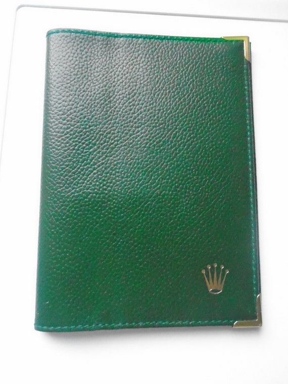 rolex wallet green